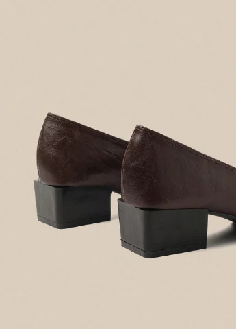 SHEIN Туфлі коричневий з штучна шкіра, китай — демісезон (365439614)