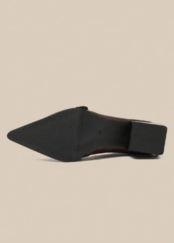 SHEIN Туфлі коричневий з штучна шкіра, китай — демісезон (365439614)