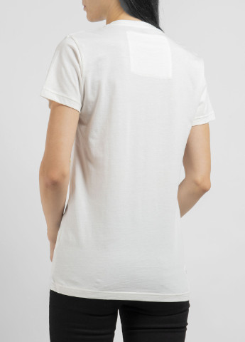 Молочная всесезон белая футболка с принтом Ko Samui