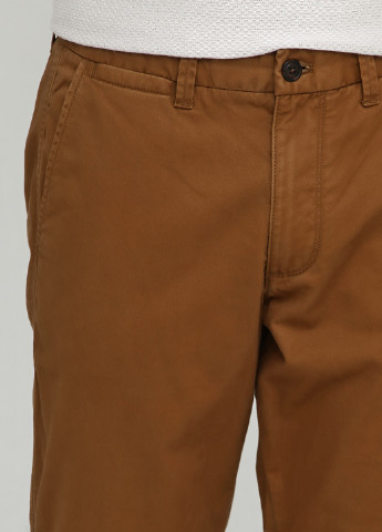Горчичные кэжуал демисезонные чиносы брюки Gap