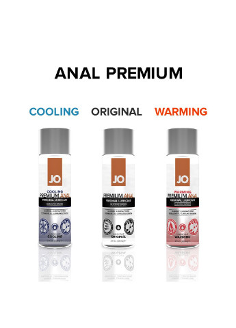 Анальна змазка ANAL PREMIUM — ORIGINAL (60 мл) на силіконовій основі водостійка System JO (254583472)