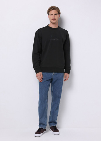 Темно-зелений світшот Colin's напис без декору (360767707)