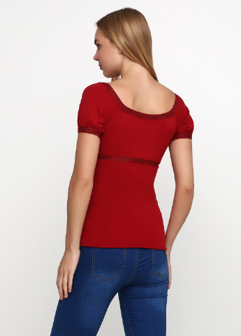 Красная летняя футболка Miss Sixty