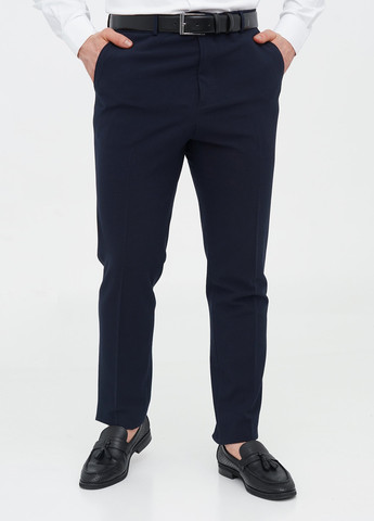 Темно-синій демісезонний костюм (піджак, штани) брючний Trend Collection