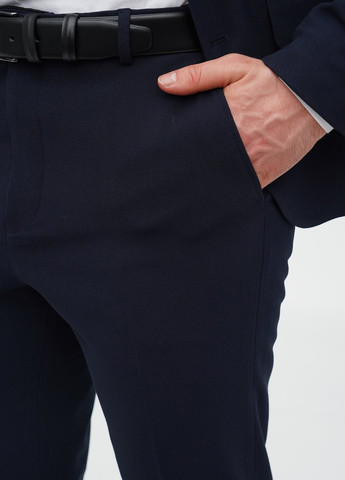 Темно-синій демісезонний костюм (піджак, штани) брючний Trend Collection