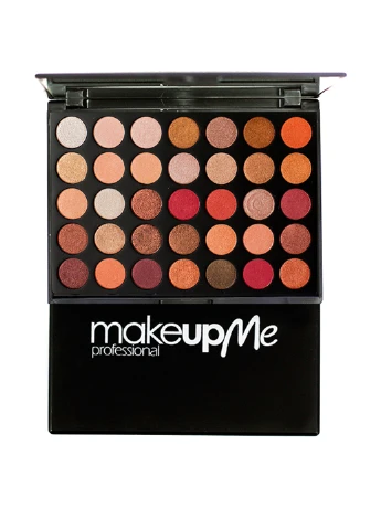 Палитра теней с шиммером 35 оттенков S35, 23х16,5 см Make Up Me (57201685)