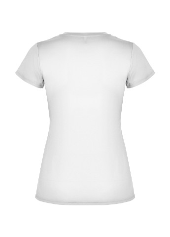 Белая летняя футболка с коротким рукавом Roly