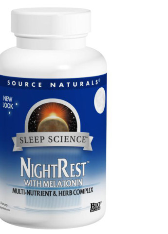 Комплекс для Нормалізації Сну, NightRest,, 50 таблеток Source Naturals (228292958)