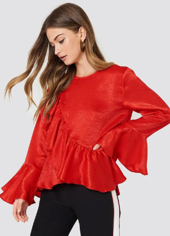 Красная демисезонная блуза Rut & Circle