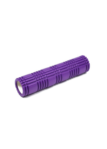 Масажний ролик Grid Roller v3.0 60 см фіолетовий (ролер, валик, циліндр для йоги, пілатесу і масажу) EasyFit (237657441)