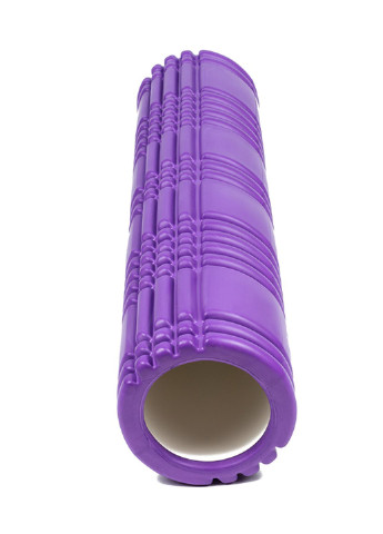 Массажный ролик Grid Roller v3.0 60 см фиолетовый (роллер, валик, цилиндр для йоги, пилатеса и массажа) EasyFit (237657441)