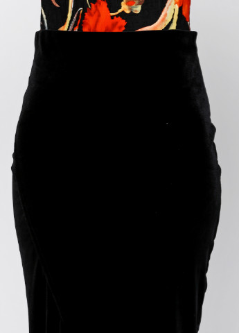 Черная кэжуал однотонная юбка Missguided карандаш