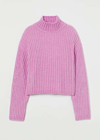 Рожево-ліловий демісезонний светр H&M