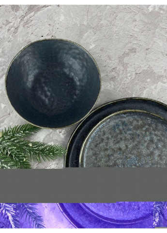 Тарелка Космос JM-1535-B 21 см серая Olens (253614799)