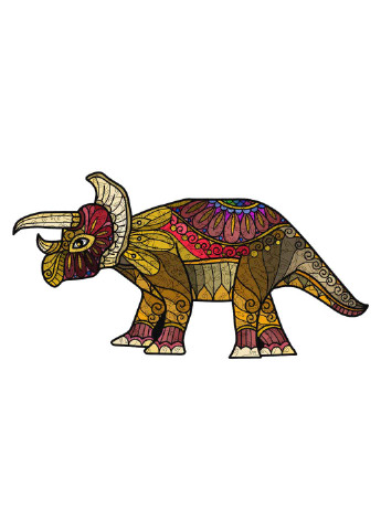 Пазл Динозавр Трицератопс А3 Puzzlean (253857299)