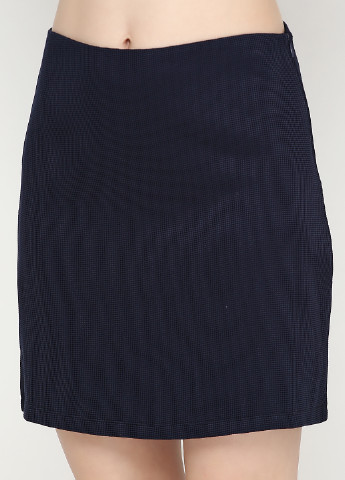 Темно-синяя кэжуал однотонная юбка Mango со средней талией