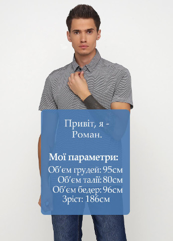 Темно-синяя футболка-поло для мужчин Zegna в полоску
