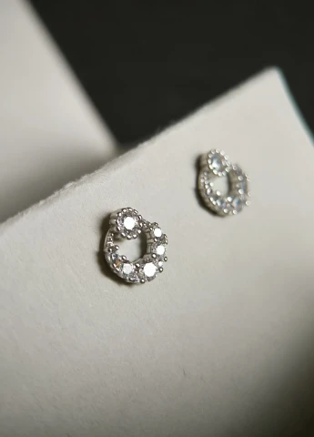 Сережки Silver Flame (350941548)
