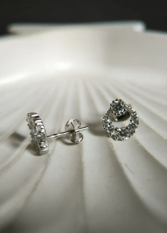 Сережки Silver Flame (350941548)