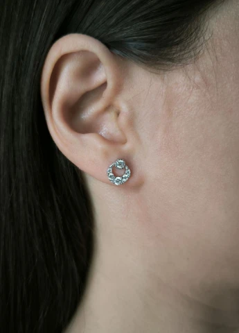 Сережки Silver Flame (350941548)