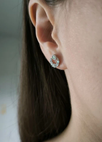 Сережки Silver Flame (350941548)