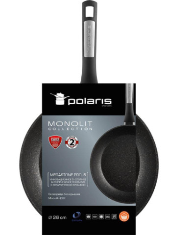 Сковорода Monolit 26 см (Monolit-26F) Polaris (254072745)