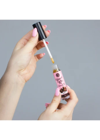 Блеск для губ с эффектом вибрации Brownie Lip Gloss Vibrant Kiss, 6 мл Secret Play (251903335)
