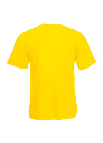 Желтая демисезонная футболка Fruit of the Loom 0610330K2164