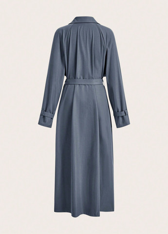 Плащ SHEIN тренчкот на гудзиках демісезон (365437801)