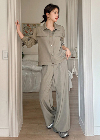 Костюм (сорочка, штани) SHEIN (322812921)