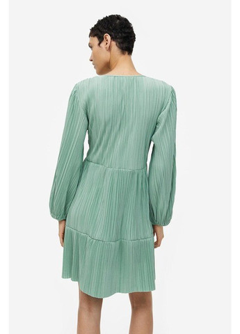 М'ятна кежуал сукня в стилі армпір H&M однотонна