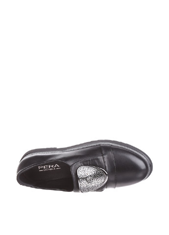 Туфли Pera Donna на низком каблуке с металлическими вставками