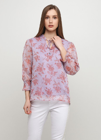 Сиреневая летняя блуза Friendtex