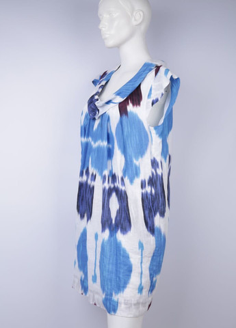 Комбінована кежуал сукня оверсайз Caramelo з абстрактним візерунком