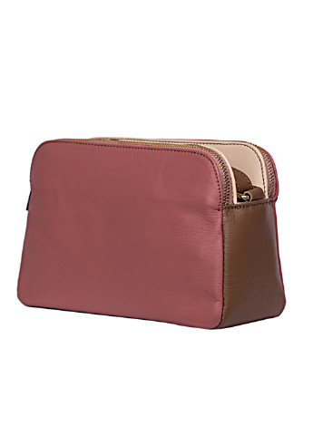 Розовая кожаная сумка еросс-боди Conte Frostini (254368045)