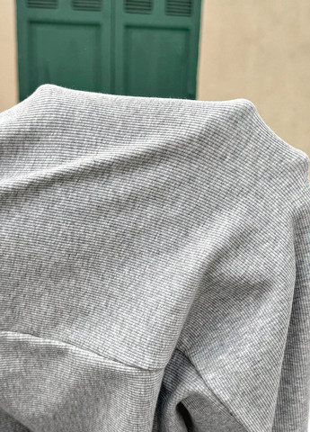 Комбінезон для вагітних SHEIN комбінезон-брюки меланж світло-сірий кежуал віскоза