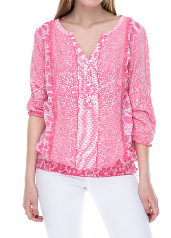 Рожева літня блуза Comma