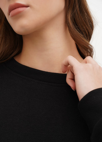 Чорний світшот Nasty Gal однотонний без декору (304771572)