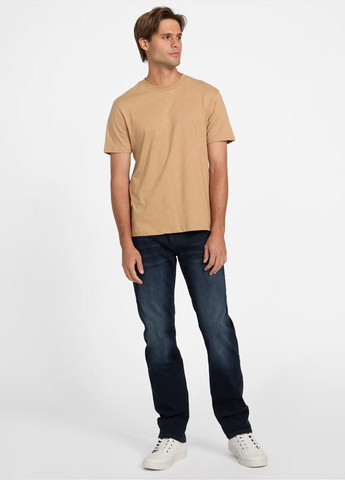 Світло-коричнева футболка Guess