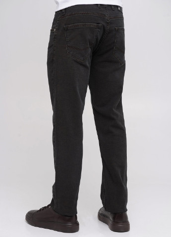 Темно-коричневые демисезонные зауженные джинсы Trend Collection