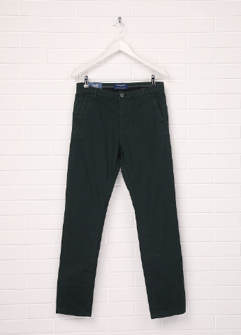 Темно-зеленые кэжуал демисезонные брюки Springfield
