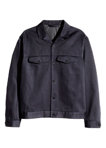 Темно-синяя демисезонная куртка H&M