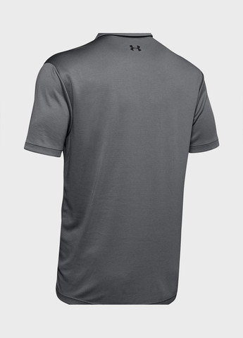 Серая футболка-поло для мужчин Under Armour с логотипом