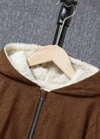 Коричневая демисезонная куртка SHEIN
