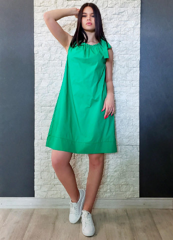 Зелена кежуал сукня а-силует di classe однотонна