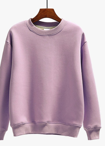 Свитшот женский утепленный Bohemia, фиолетовый Berni Fashion - крой однотонный фиолетовый кэжуал хлопок - (231479979)