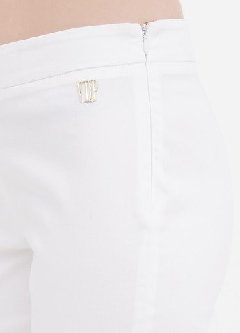 Белые кэжуал демисезонные зауженные брюки VDP