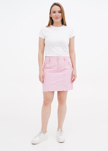 Розовая кэжуал однотонная юбка Ralph Lauren
