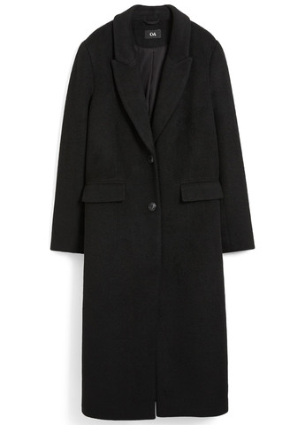 Чорне демісезонне Пальто однобортне C&A