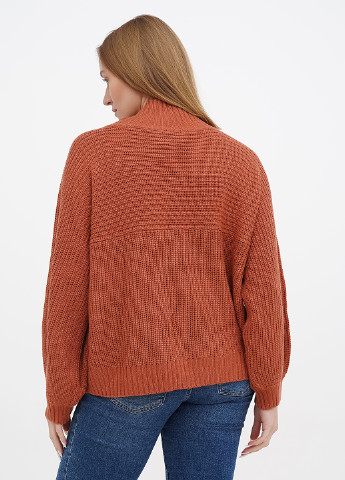 Терракотовый зимний свитер Monki